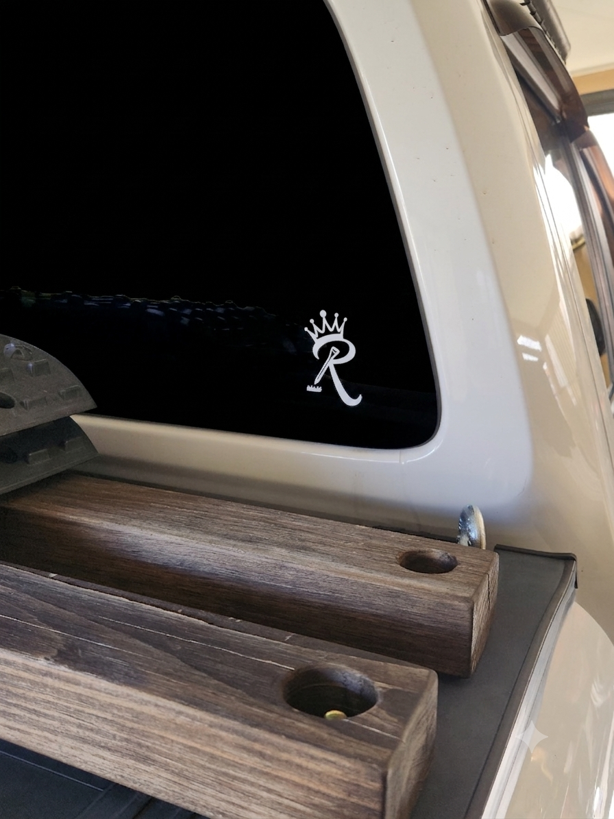 Royal Tees 'R' Logo Car Sticker